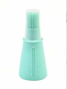 1支/3支装硅胶油刷带瓶，适用于空气炸锅、煎饼、烘焙、烧烤，控油刷带刷瓶，耐热 - 多色 - 查看 14