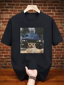 Men Outdoor Tees & Tanks - Black - View 1