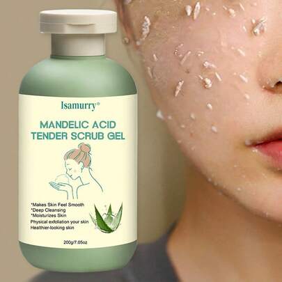 温和去角质凝胶 - 深层清洁和去角质，注入芦荟、玫瑰和洋甘菊提取物。软化皮肤，去除死皮细胞，疏通毛孔，清洁皮肤，软化，保湿。全身使用，适合所有皮肤类型。