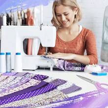 40 Rolls 2.56" X 19.7" Purple Jelly Roll Fabric, Suitable For Sewing, Quilting, Carpets And Other Crafts - Colorful - View 4