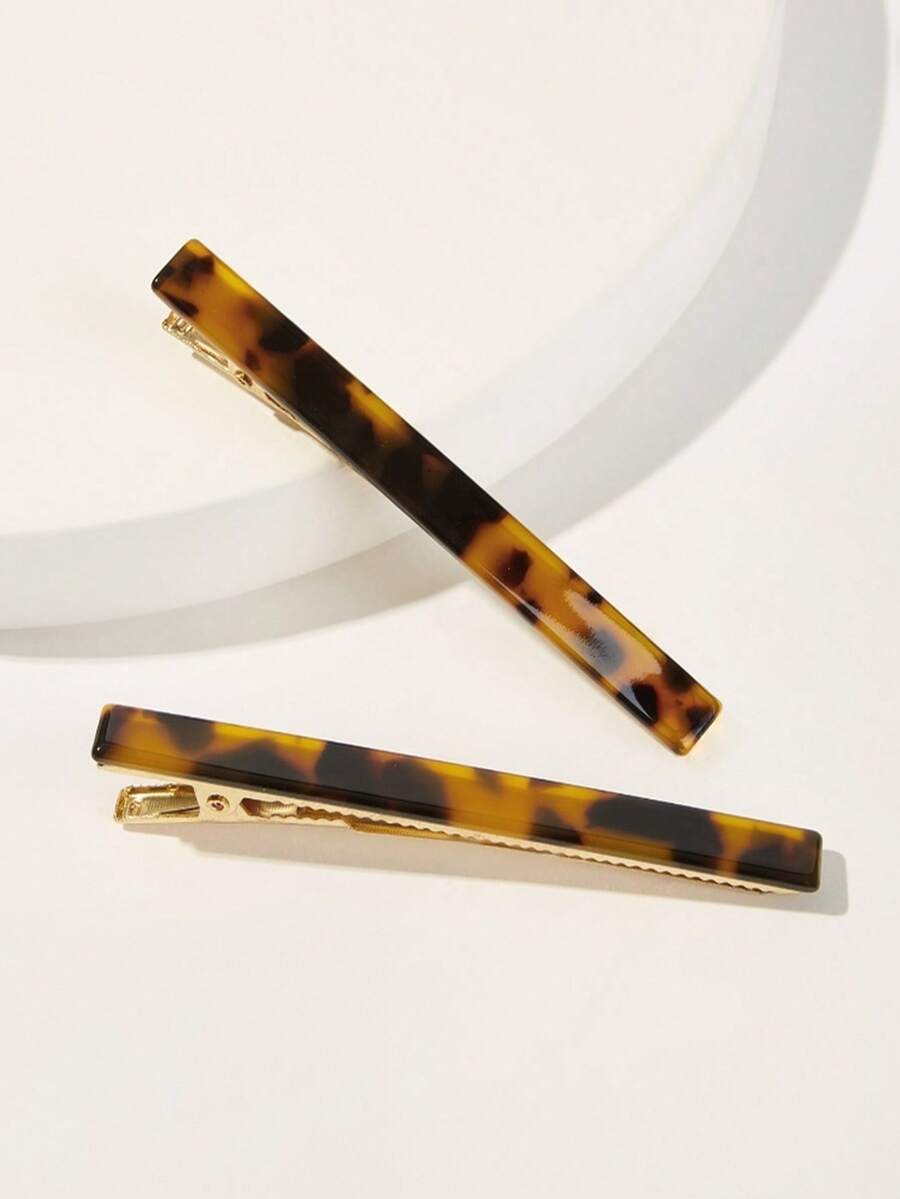 Stylish, Retro, Casual, And Versatile Tortoiseshell Hair Clip - Multicolor - View 1