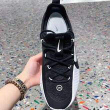 Nike Air Monarch IV Men's Anti-Slip And Durable Low-Top Casual Shoes - Black and White - View 9