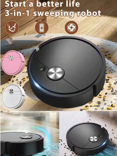 Güçlü emiş gücü, uzun pil ömrü, temizlik ve paspaslama sırasında düşük gürültü seviyesi ve evcil hayvan tüylerini otomatik olarak temizleme özelliğiyle donatılmış, çok renkli, akıllı bir süpürme ve paspaslama robotu. Sert ahşap zeminler/güçlü işlem görmüş ahşap zeminler için uygundur - Süpürme robotu (masaüstü temizliği için daha uygundur)
