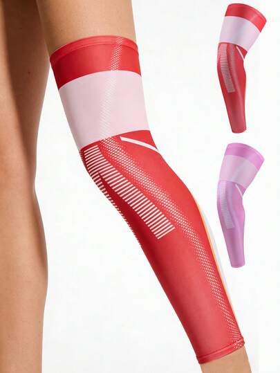 1 pieza Rodillera unisex transpirable y cálida, mangas largas para rodilla y calentadores de pierna - Ideal para deportes al aire libre, baloncesto, maratón, saltar, yoga, ciclismo y carrera, rodilleras para voleibol, rodilleras para gimnasio, rodilleras para dolor de rodilla, rodilleras para gimnasio