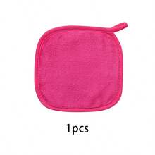 12/6/3/1pc Soft Microfiber Cleansing Leopard Print Towel, Makeup Remover Towel With Hanging Ring, Gentle And Skin-Friendly, Washable And Reusable Soft Skin-Friendly Towel, Flannel Reusable Makeup Remover Towel, Absorbent Small Square Towel Cleaning Tool - Multicolor - View 8