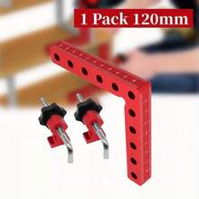 Bộ 1/2 thước vuông định vị 90 độ, kẹp góc vuông bằng hợp kim nhôm, dụng cụ kẹp góc thợ mộc - Kẹp góc chữ L 90 độ - Nhiều màu - Xem 15