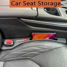 1pair Leak-Proof Slot Filler Strip Stop Mobile Phone/Key Dropping Universal Multifunctional Car Seat Storage - 7cmBFLS - View 9