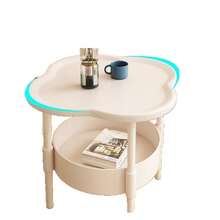 1件创意可移动边桌，现代简约客厅咖啡桌、沙发边桌、床头柜、阳台书桌，适用于卧室、客厅、阳台 - 彩色 - 查看 6