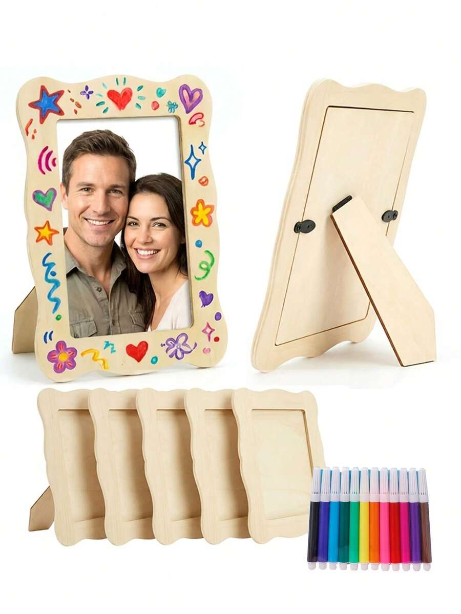 15pcs Frameless Wall Art DIY Set, Suitable For Home Decor, Mother's Day, Easter And Party Craft Activities - A - View 1