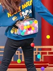 32件套公鸡蛋摇球盒游戏，团队建设活动，趣味年会游戏道具，户外玩具，复活节礼物 - 彩色 - 查看 6