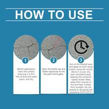 Spray sellador transparente y a prueba de agua, para reparar grietas y fugas en techos, paredes, cocinas y baños - A - Ver 5