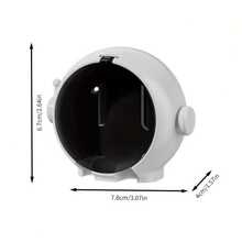 宇航员牙刷架，卡通牙刷收纳架壁挂式，四口之家浴室牙刷架，无需钻孔 - 彩色 - 查看 3