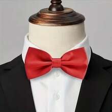 Bow Tie With Adjustable Strap For Adults And Children - Mariposa roja - Ver 3