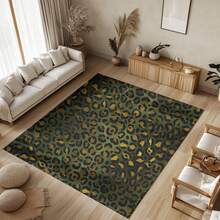 Gothic Style Rug: Vintage Inspired, Non-Slip & Machine Washable, Artistic Gothic Rug, Dark Academia Decor, Art Deco Horror Rug,  Washable Scary Rug, 84*60inch,Stylish And High-Quality Rugs,Gothic-Style Decor, Stylish Rug, A Perfect Choice For Home Décor, And A Great Birthday Gift For Your Boyfriend Or Girlfriend. - 黑色 - 查看 1