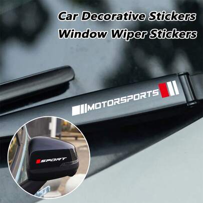 Auto Decor Decals Car Window Wiper Stickers Decoration Accessories Car Body Anti-Scratch Cover Scratches Sticker