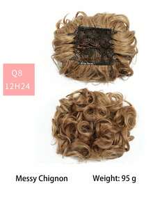 S-Noilite Pince à cheveux synthétique grande taille, accessoires de coiffure pour femmes, rajouts de cheveux, postiche de dessus - Multicolore - Voir 19