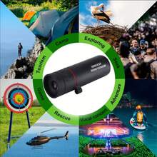 专业紧凑型单筒望远镜 - 黑色 - 查看 7