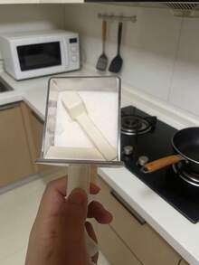 1pc Sealed Spice Box, Household Compartment Seasoning Organizer, Moisture-Proof Dust-Proof Detachable Easy To Clean Stackable Salt Sugar Sauce Vinegar Storage Jar, Kitchen Essential [With Spoon] - Multicolor - View 2