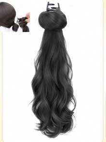 马尾发爪夹，自然凌乱发髻发型发饰，优雅发夹 - 彩色 - 查看 8