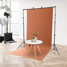 2.8x3m Backdrop Stand, Photo Studio Adjustable Background Stand, Backdrop Stand For Parties, Events Decoration, Wedding, Photography - Black - View 2