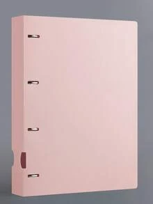 1个/2个/4个A4活页夹，办公用品，试卷收纳夹，4孔D型环活页夹，A4文件袋，11孔新款现代彩色打孔活页夹 - 單件 - 查看 17