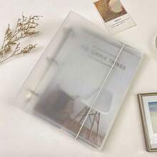 50个/包，共900个A4 11孔活页夹补充装，通用3英寸收藏套，9格双面明信片/卡片夹，返校用品 - 無色 - 查看 9