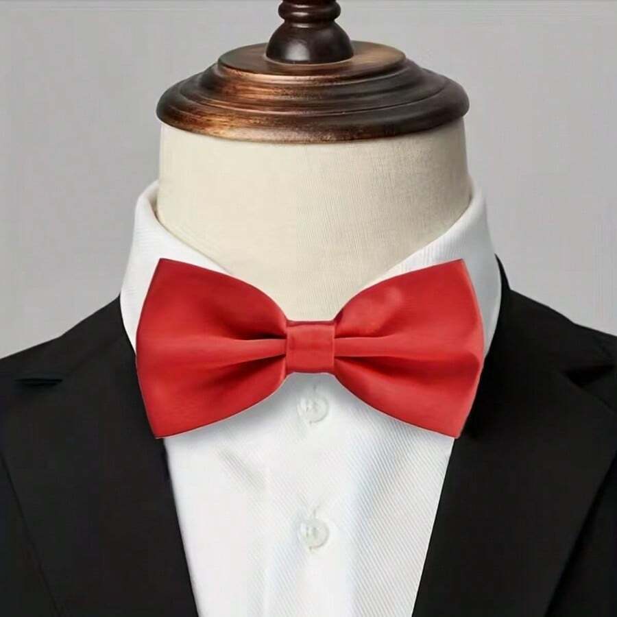 Bow Tie With Adjustable Strap For Adults And Children - Mariposa roja - Ver 1