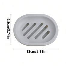 Soap Dish, Bathroom Accessories, Soap Holder, Soap Drainer, Soap Tray - Amber-Soap Box - View 10