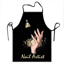 1pc Gold High-Quality Hand-Shaped Apron, Suitable For Cooking, Baking, Fruit Picking, And Manicurists - 1pc Gold Nail Polish - View 8