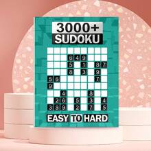 1pc, 20 Pages, New Sudoku Book, Puzzle Game, Ideal For Home Leisure, Passing Time During Travel, Great Gift Choice (Pen Not Included) - 1PC - View 2