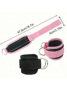 6件套阻力带套装，带脚踝绑带，适用于健身锻炼、臀部训练，男女通用，可用于腿部和臀部锻炼、普拉提家庭锻炼（10磅、20磅、30磅） - 彩色 - 查看 5