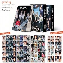 92张泰国男团LYKN收藏照片卡、贺卡、贴纸、LOMO卡、粉丝自制相册套装、K-Pop生日礼物、带展示盒的交易卡、书签、收藏卡、情人节礼物、粉丝周边 - 彩色 - 查看 4