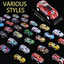 30/50/70/100pcs Pull Back Toy Cars With Storage Box - 4pcs Toy Car Set, Suitable For Christmas, Halloween And Thanksgiving Gifts (Random Style And Color), Suitable For Boys And Girls Birthday And Christmas Gifts, Halloween Party Gifts - Multicolor - View 3