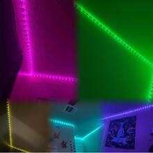 3ft-100ft Smart LED Strip Lights For Home Decor, With App Control And Music Sync Remote, Adhesive Backing, Dimmable,Timing, DIY Scene Modes, Color Changing LED Lights For Room Decor, TV Backlight, Kitchen Decor, Bedroom Decor, Easter And Holiday Decor And Gift Giving - Multicolor - View 11