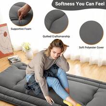 Sofa Bed Mattress - Dark Gray TWIN (99*203cm) USA - View 4