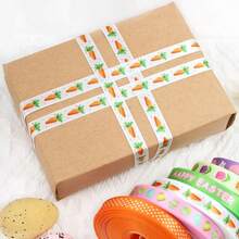 1 Roll 5 Yards Easter Egg Ribbon, Satin Ribbon, Handmade DIY Gift Packaging Material, Hair Accessories - One Size - View 3