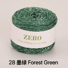 1pc 100g Metallic Yarn, DIY Silver Glitter Thread Crochet Lace Cord Round Strand Line For Bag, Hat, Doll Handcraft, 1.5MM Thick - Glitter Yarn - View 28