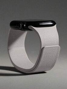Unisex Litschi-Muster Silikon Magnetisches Uhrenarmband kompatibel mit Apple Watch, geeignet für Größen 42mm, 38mm, 40mm, 41mm, 44mm, 45mm, 46mm, 49mm. Es ist ein modisches und intelligentes Uhrenaustauscharmband, kompatibel mit Series Ultra2, Ultra SE2, SE 11, 10, 9, 8, 7, 6, 5, 4, 3, 2, 1 - Aprikosenfarben - Übersicht 5