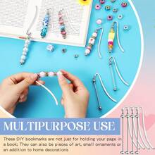 3/6/8/10/12/24个串珠书签 - DIY书签，金属书签，手工串珠书签流苏，适合送给爱书人、学生、老师、朋友和家人 - 串珠書籤 - 查看 4