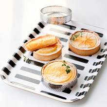 6pcs/12pcs Stainless Steel Perforated Tart Rings, Non-Stick & Durable Cake Rings (5cm/8cm) - Non-Stick Round Pastry Molds For Baking Mousse, Tarts, Desserts, Mini Cakes - Heat-Resistant And Dishwasher- Tart Molds, Cake Molds - View 9