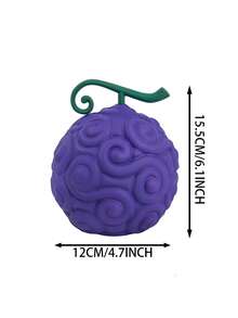 Netflix 官方授权海贼王恶魔果实3D紫色动漫解压捏捏乐慢回弹减压玩具粉丝礼物 - 紫色 - 查看 2