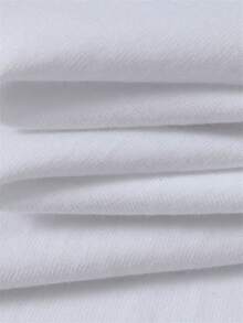 Camiseta de manga corta de unicolor para hombres GRDR, cómoda y transpirable para uso en verano - Blanco - Ver 7