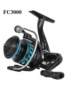 BILLINGS 纺车轮，淡水海水两用，最大拖拽力10公斤，金属线杯，超顺滑，5.2:1齿轮比，折叠式摇臂方便携带，左右手可互换 - 彩色 - 查看 13