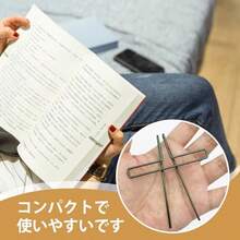 PAVIKE ブッククリップ 2個セット 教科書クリップ 大きめ ページホルダー ホルダー ページ固定 ブックストッパー 本を開いたまま保持できる 学校 図書館に適用 - 写真の通り - チェックする 2