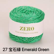 1pc 100g Metallic Yarn, DIY Silver Glitter Thread Crochet Lace Cord Round Strand Line For Bag, Hat, Doll Handcraft, 1.5MM Thick - Glitter Yarn - View 19