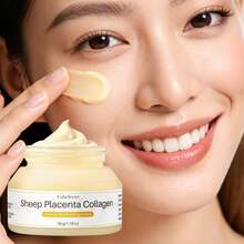 羊胎素面霜，蕴含羊胎素+胶原蛋白+植物角鲨烷，提拉紧致，改善面部皱纹、法令纹、颈纹，提亮肤色，适合熟龄肌肤，高端奢华面部护肤品 - Collagen - 查看 2