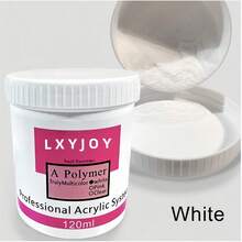 Bột Acrylic làm móng 120ML 4.23 OZ Màu trắng, không mùi, không bọt khí, không cần đèn UV, bền màu, dùng để nối móng và tạo hình móng acrylic. - trắng - Xem 1