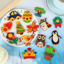 48 Pcs DIY Wooden Magnets Wooden Art Craft Supplies Painting Kit For Ages 4-8 8-12 Glow In The Dark Party Favors Goodie Bag Stuffers Birthday Gifts Toys For Boys Girls - Wooden - View 8