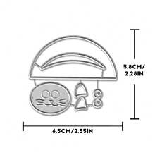 1 Piece Cat Scrapbooking Die - Ideal For Papercrafting, Card Making, Scrapbooking And DIY Album Decorating, The Die Features Metal Construction. - Multicolor - View 9