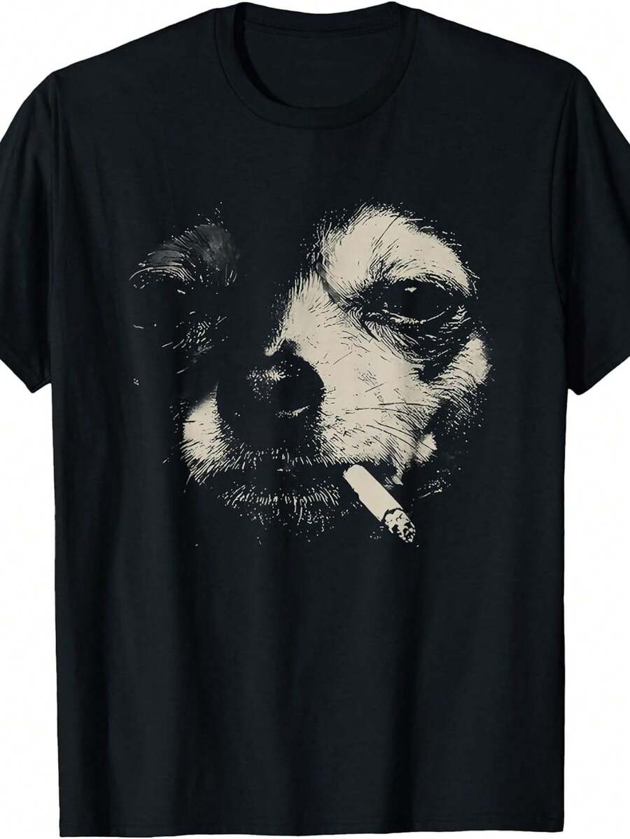 Men Outdoor Tees & Tanks - Black - View 1